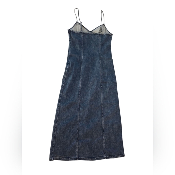 American Eagle Outfitters Dark Wash Denim Dress Medium NWT - Picture 4 of 8
